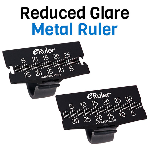 Jordco e-Ruler Metal Ruler with rings (small, medium and lar